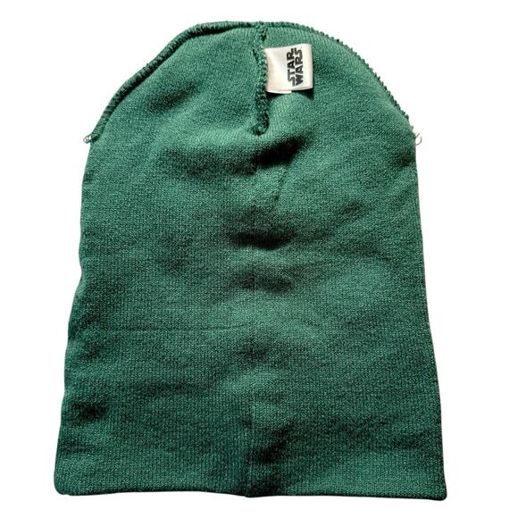 Star Wars Boba Fett Roll Down Beanie Helmet Winter Knit Hat Toque MASK One Size - Picture 8 of 8